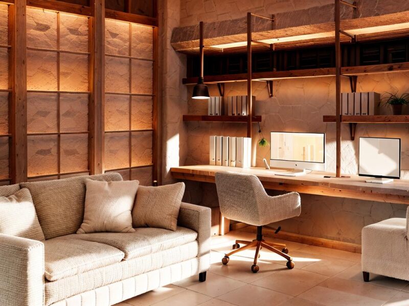 custom desert home office in Tucson