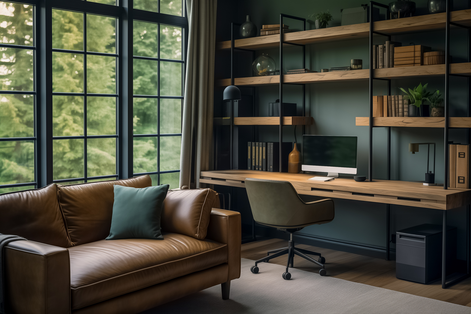 Chic Home Office Oasis