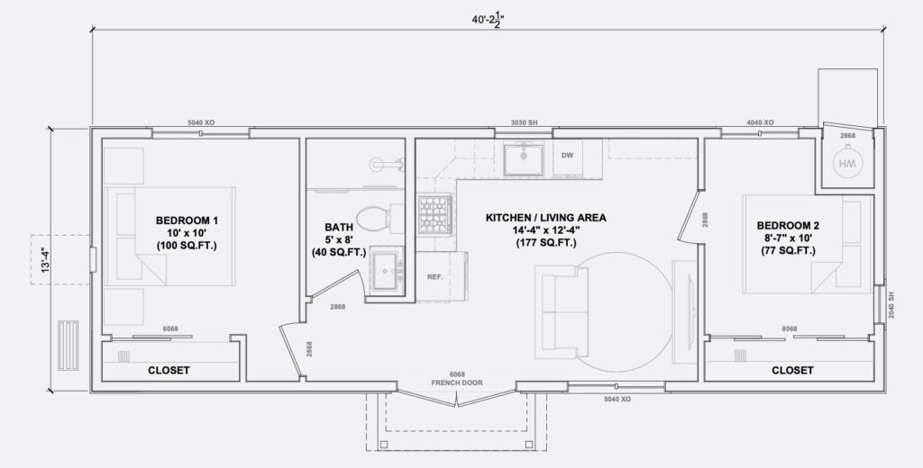 The Tucsonan floor plan