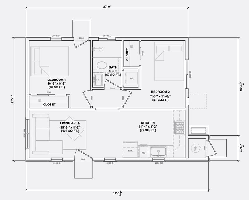 The Ironwood floor plan
