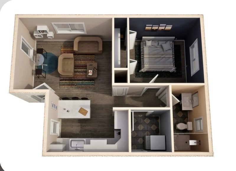 The Catalina interior