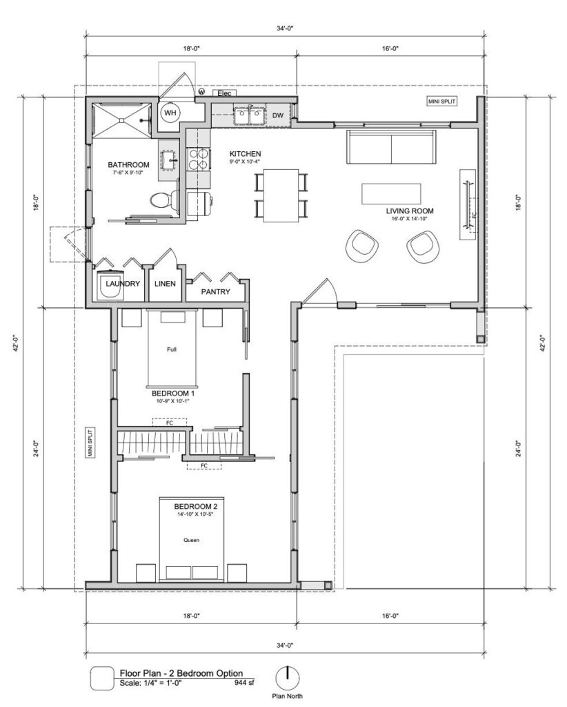 Desert Casita floorplan